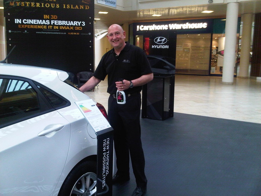 Autovaletdirect franchise attended successful Hyundai event at the Metro Centre in Gateshead